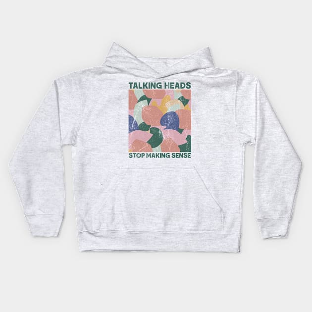 Talking Heads ---- Original Retro Fan Art Kids Hoodie by CultOfRomance